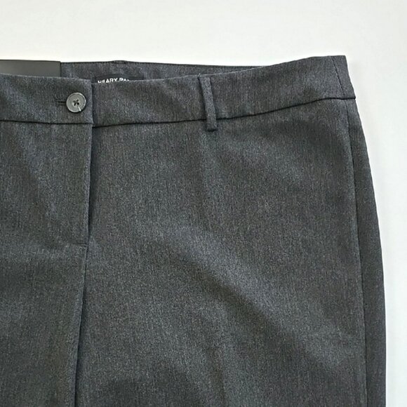 NWT Hilary Radley Women's Charcoal Grey Dress Straight Pants Stretch Size 16 - Picture 4 of 16